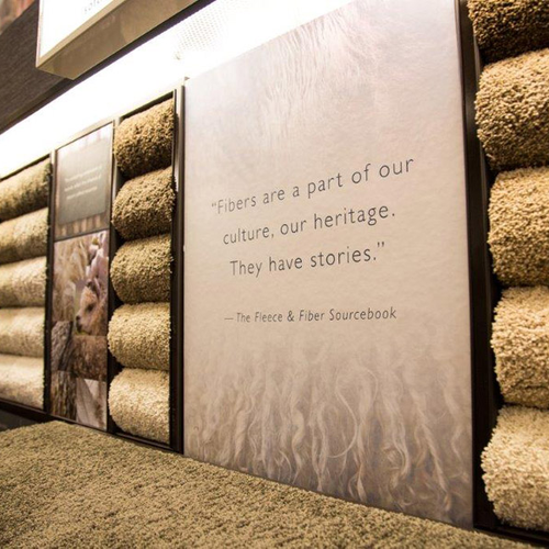 Shaw Caress Area Of Showroom at Carpet Center in Huron, SD
