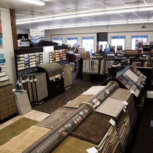 Shaw Caress Area Of Showroom at Carpet Center in Huron, SD